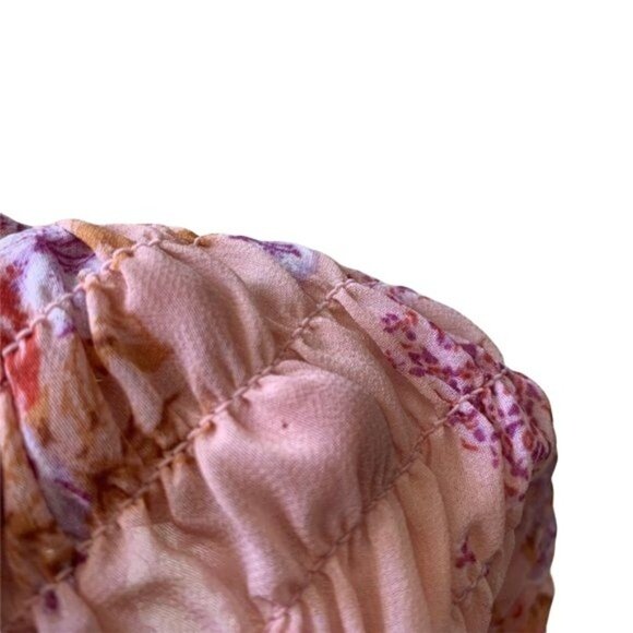 Altar'd State Boho Flowy Romantic Floral Print Pleated Tunic S - Picture 11 of 11